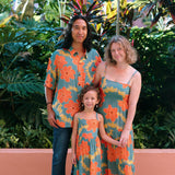 Men's Kahana Button-Up in Lei Pua (Green)