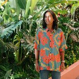 Men's Kahana Button-Up in Lei Pua (Green)