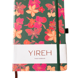 Lined Notebook in Honey Girl Blooms