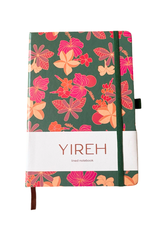 Lined Notebook in Honey Girl Blooms