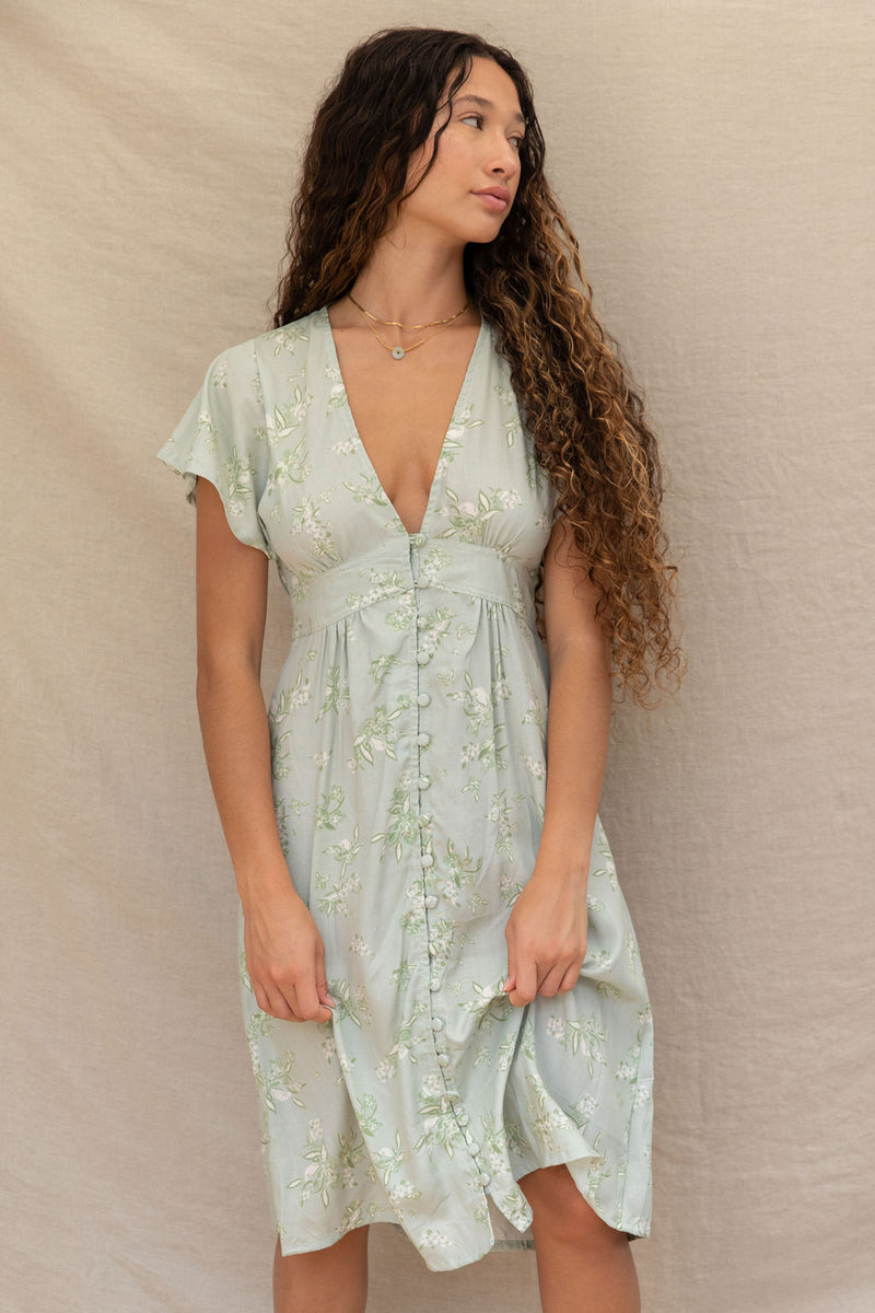 Brynn Dress in Jade