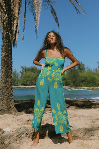 Kai Jumpsuit in Naupaka Shores