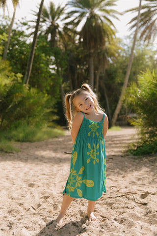 Kaia Dress in Naupaka Shores