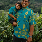 Men's Kahana Button-Up in Naupaka Shores