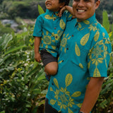 Men's Kahana Button-Up in Naupaka Shores