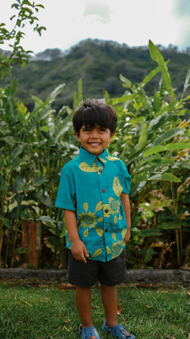 Maverick Button-Up in Naupaka Shores