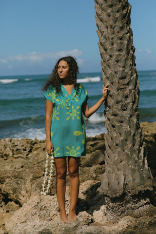 Momi Dress in Naupaka Shores