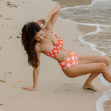Tunnels Swim Bottom in Koki'o Blossom (Tangerine)