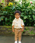 YIREH Maverick Button Up in Mahina Made Pua Kenikeni - Rayon Child's Button-Up