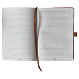 Lined Notebook in Garden 'Awapuhi (Sienna)