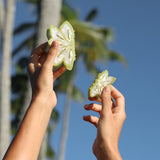 Naupaka Garden Hair Claw (Green)