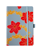 Lined Notebook in Lei Pua (Blue)