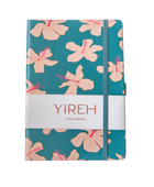 Lined Notebook in Koki'o Blossom (Teal)