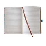 Lined Notebook in Koki'o Blossom (Teal)