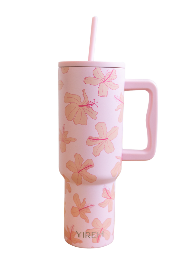 Tumbler in Koki'o Blossom (Pink)