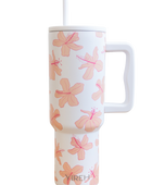 Tumbler in Koki'o Blossom (White)