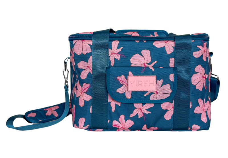 Keep it Cool Cooler Bag in Koki'o Blossom (Teal)