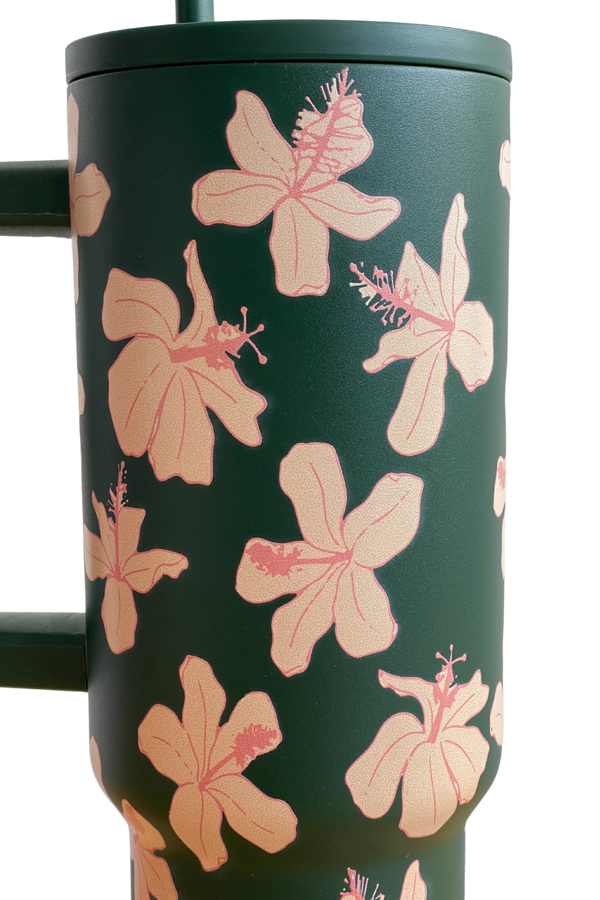 Tumbler in Koki'o Blossom (Green; Imperfect Print)