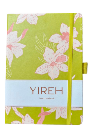 Lined Notebook in Isle Orchid (Melon)