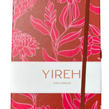 Lined Notebook in Garden 'Awapuhi (Sienna)