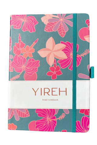 Lined Notebook in Honey Girl Blooms