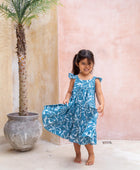 Paisley Dress in Pacific