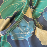 Maluhia Jumpsuit in Honolulu Blooms (Navy) - Second (Size XS)