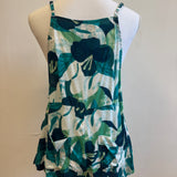 Faye Romper in Blue Hawaii - Sample (Size S)
