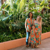 Men's Kahana Button-Up in Lei Pua (Green)