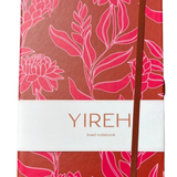 Lined Notebook in Garden 'Awapuhi (Sienna)