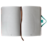 Lined Notebook in Honey Girl Blooms