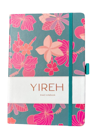 Lined Notebook in Honey Girl Blooms