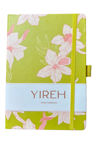 Lined Notebook in Isle Orchid (Melon)
