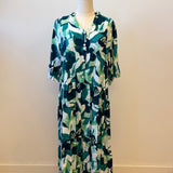 Lena Dress in Blue Hawai'i - Sample (Size XS)