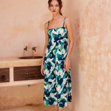 Aila Dress in Blue Hawai'i