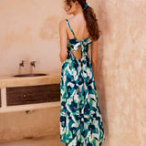 Aila Dress in Blue Hawai'i