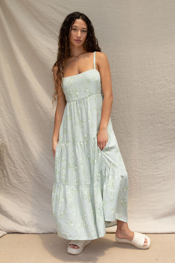 Aila Dress in Jade