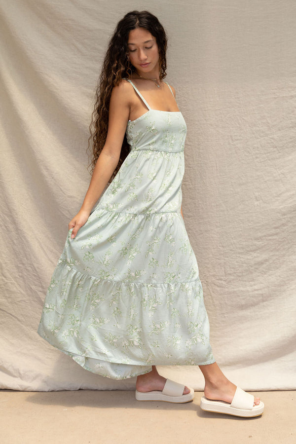 Aila Dress in Jade