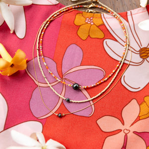 beaded pearl necklaces