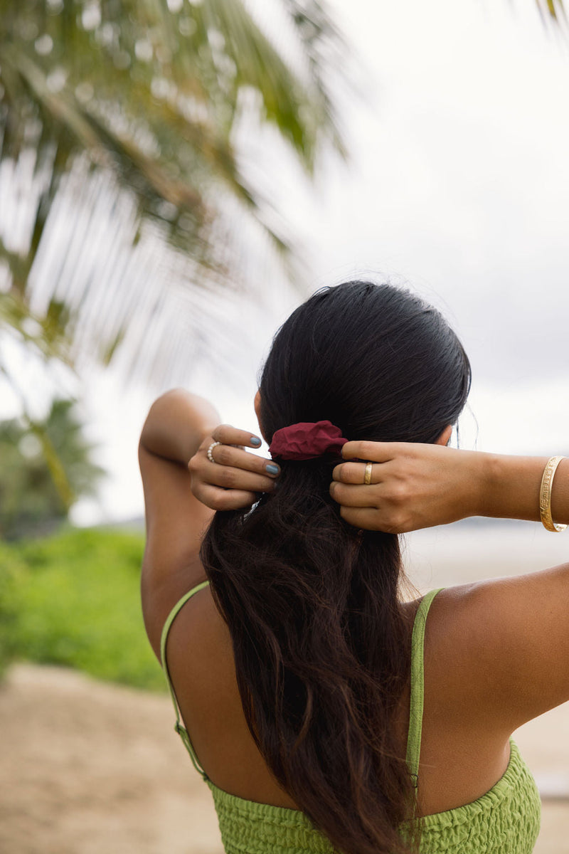 Finish the Look Scrunchie in Berry
