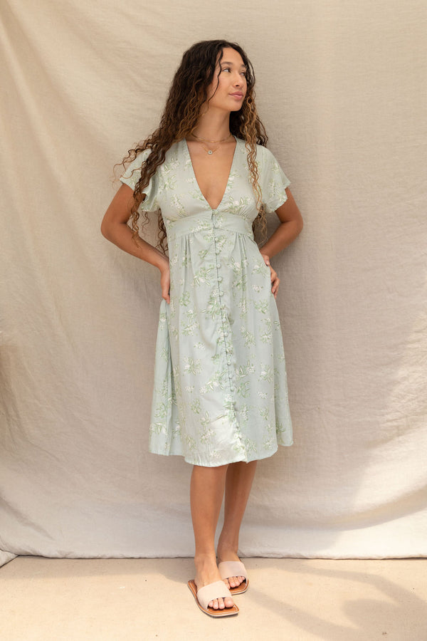 Brynn Dress in Jade