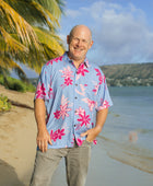 Men's Kahana Button-Up in Tiare Breeze