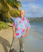 Men's Kahana Button-Up in Tiare Breeze