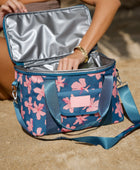 Keep it Cool Cooler Bag in Koki'o Blossom (Teal)