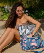 Keep it Cool Cooler Bag in Koki'o Blossom (Teal)