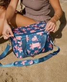 Keep it Cool Cooler Bag in Koki'o Blossom (Teal)