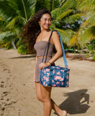 Keep it Cool Cooler Bag in Koki'o Blossom (Teal)