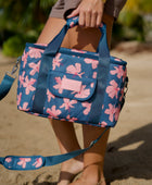 Keep it Cool Cooler Bag in Koki'o Blossom (Teal)