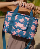 Keep it Cool Cooler Bag in Koki'o Blossom (Teal)