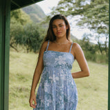 Coral Dress in Paniolo Paisley